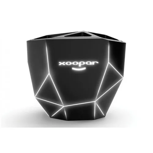 Bluetooth zvučnik black with white Led Xoopar