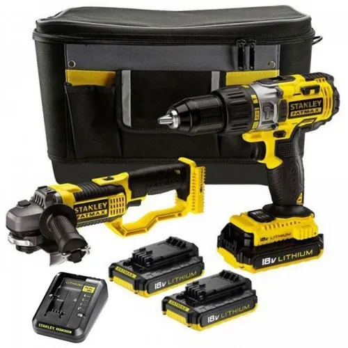 Bušilica i Brusilica Stanley Fatmax FMCK464D2 set