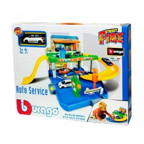 Burago city garaza set sa autic BU30039