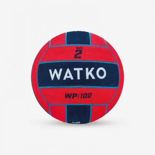 Crveno plava lopta za vaterpolo WP100(veličina 2)