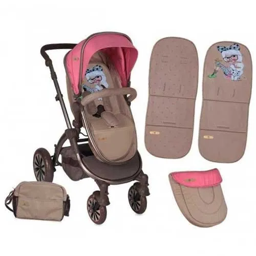 Dečija kolica Aurora Rose & Beige Fashion Girl
