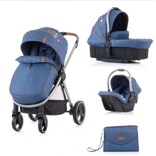 Dečija kolica Chipolino Prema 3u1 Denim