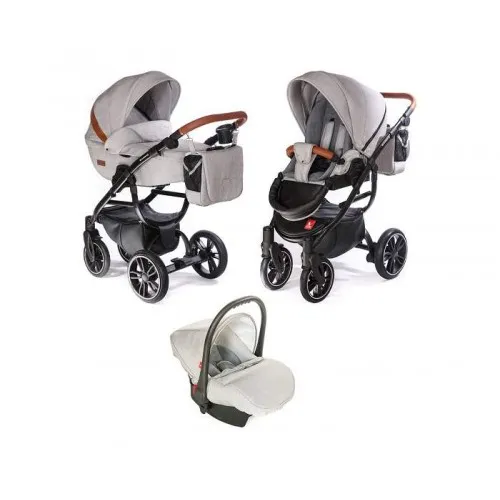 Dečija kolica Tutek 3u1 Grander Play - Grey