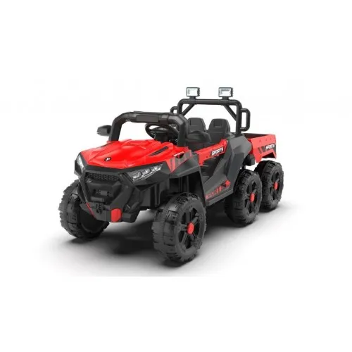 Dečiji električni UTV – model sa prikolicom 2218 Crveni