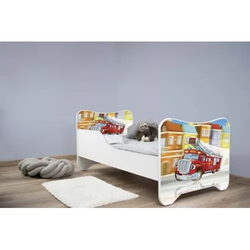 Dečiji krevet Happy Kitty Firetruck 160x80