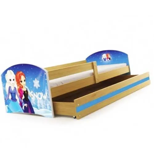 Dečiji krevet Lookie Pine 160x80 cm sa dušekom dezen 06