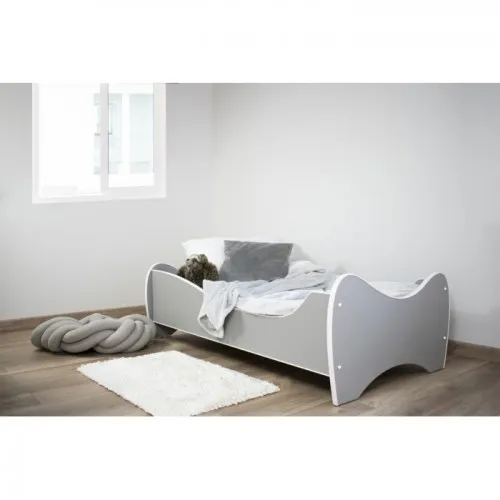Dečiji krevet Midi Pastel-Light Grey 140x70cm