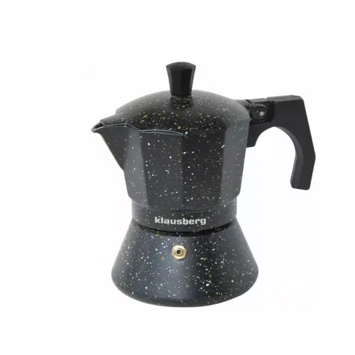 Džezva za espresso kafu 12 šolja KB7161 crna  KLAUSBERG