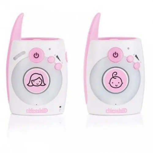 Digitalni bebi alarm sa lampom Chipolino Astro pink