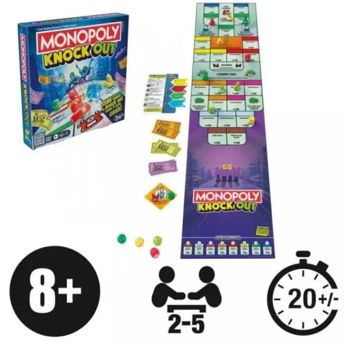 Drustvena igra  Hasbro Monopoly knockout F8995