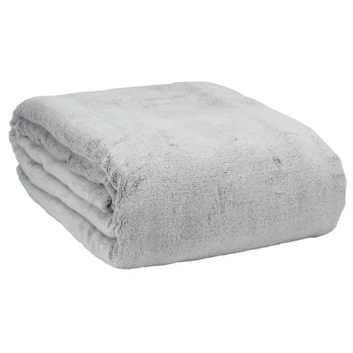 Ćebe flanel 200x220 siva