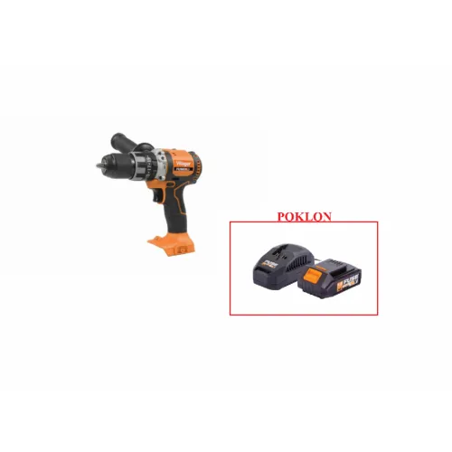 Fuse akumulatorska brushless udarna bušilica VPL 8120 + POKLON Fuse set baterija 1.5Ah + punjač 2.4A