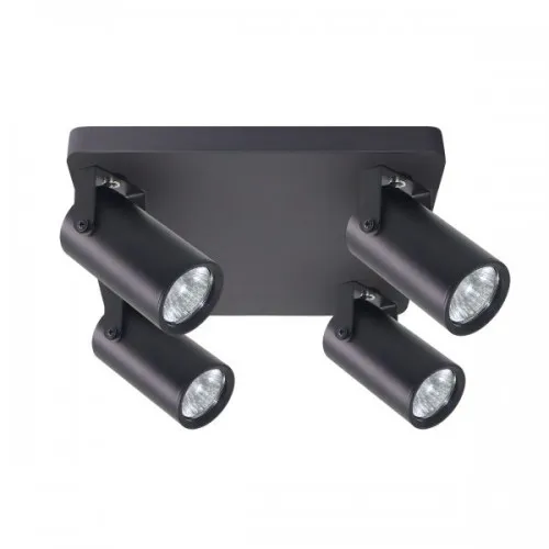 Gary Zidna Lampa Crna 4x15W GU10