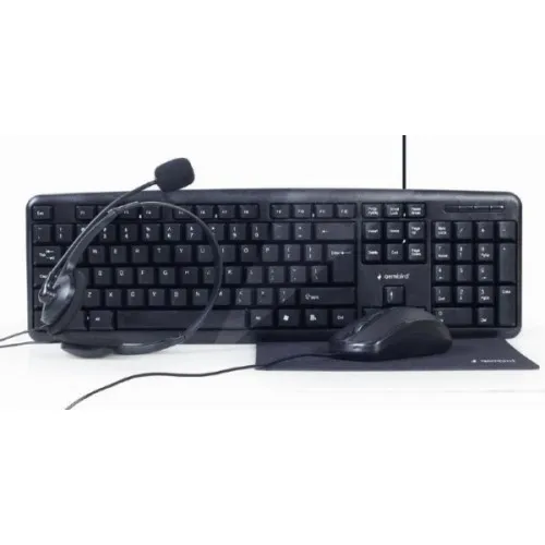 Gembird office set tastatura slusalice mis i podloga KBS-UO4-01