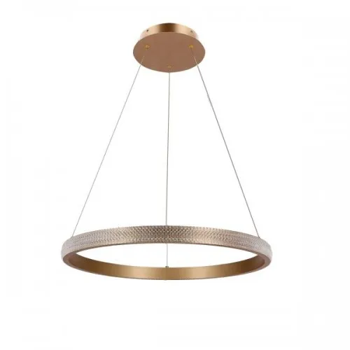 Hashim Visilica 60cm Zlatna 34W LED Prozirni Kristali