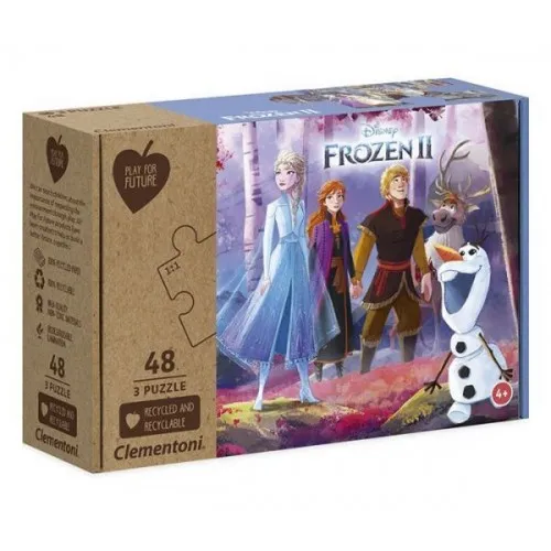 Igracka clementoni puzzle 3 x 48 frozen 2  4+
