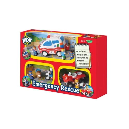 Igračka set 3u1 WOW  Emergency Rescue