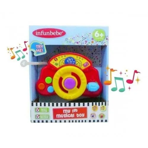 Infunbebe igracka mini kontrolna tabla 6m+ sa zvukom