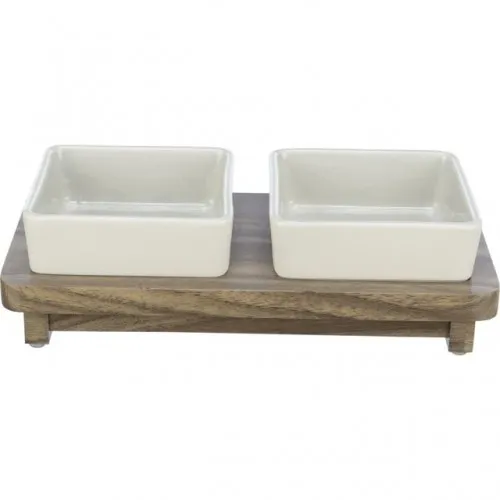 Činija city style 2x0 4l/12cm/30x4x12cm sivo/braon