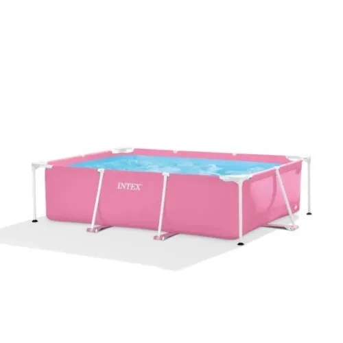 Intex Pink bazen  metalni okvir 2,2m x 1,5m x 60cm