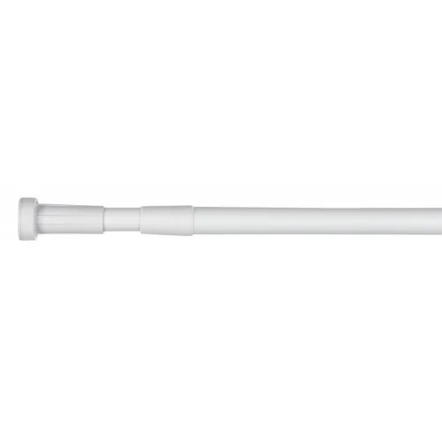Šipka za tuš-zavesa 70-120cm bela