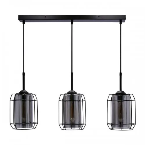 Jonera Viseća Lampa Crna 3x40W E27