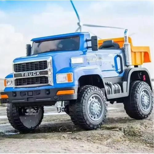 Kamion kiper na akumulator za decu Delfino Truck 6199 4x4 Plavi  DEL-6199-B
