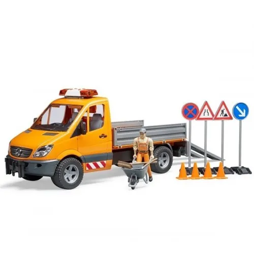 Kamion MB Sprinter putar sa figurom Bruder 025373
