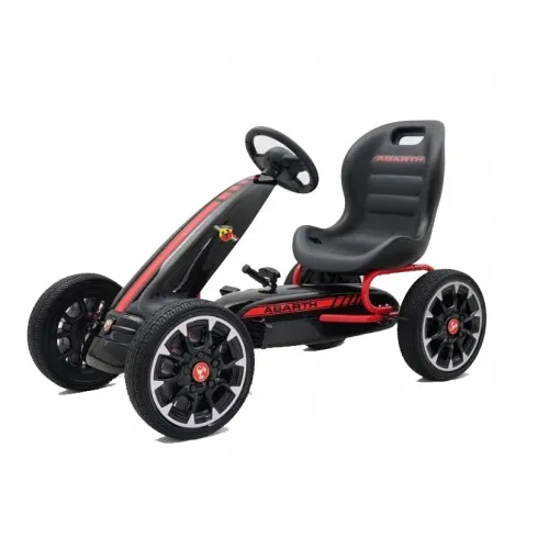 Karting - Formula Abarth na pedale crna sa mekim gumama