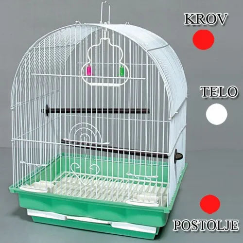 Kavez za ptice W400 crvena