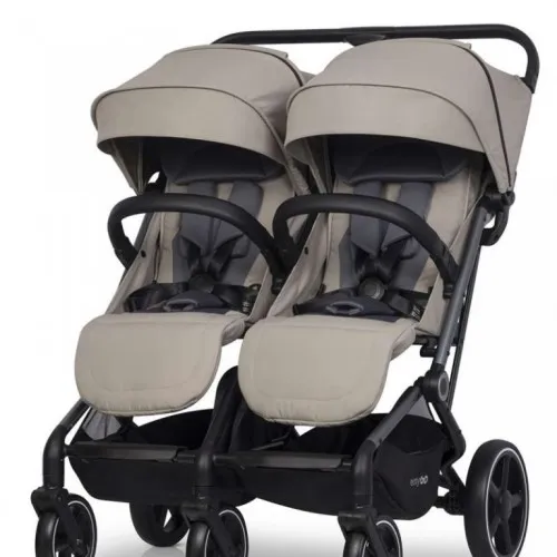 Kolica za blizance Eurocart Easy Go Echo Cloudy Bež