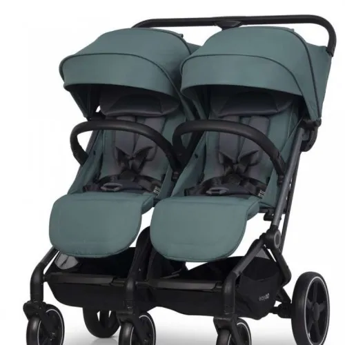 Kolica za blizance Eurocart Easy Go Echo Cloudy Green