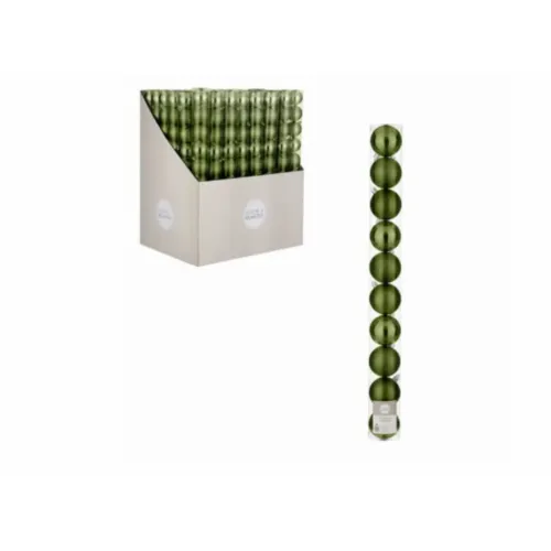 Kugle 10kom zelene 6cm displ.