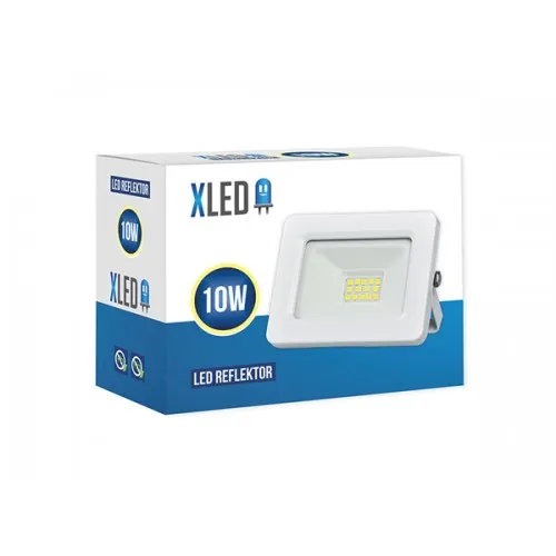 Led reflektor 10W, 6500K 800Lm IP 65  AC220-240V beli