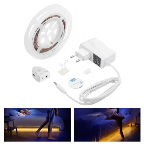 LED traka za krevet sa senzorom 1x1.2m LKR-1X30/WW