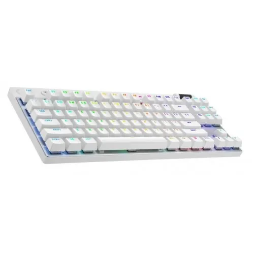 Logitech G PRO X TKL Lightspeed Gaming Keyboard, White, US, BT Tactile