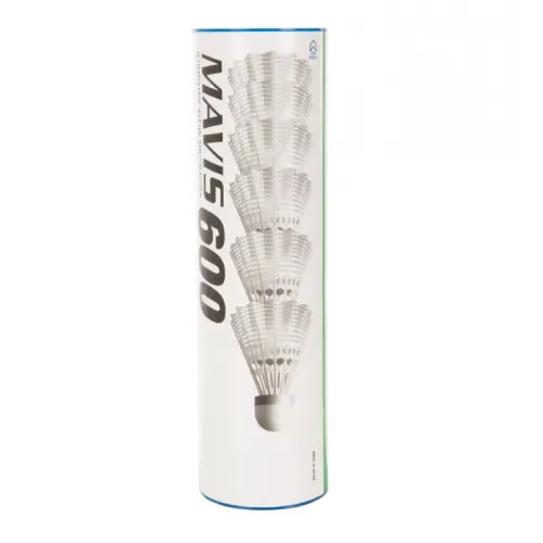 Loptice  za badminton Yonex mavis 600 6 komada bele