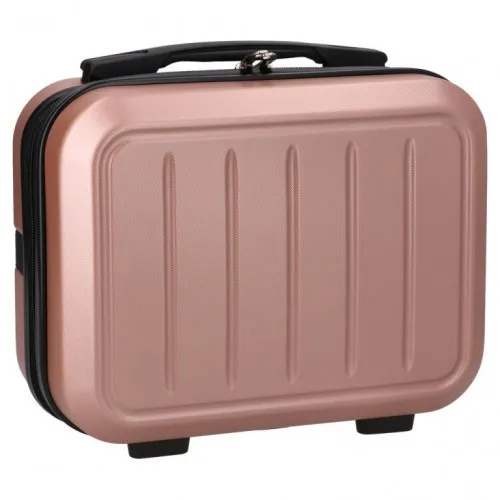 Malaga, neseser, ABS, roze zlato, 14 inch  110332