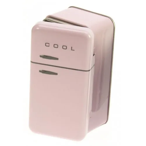 Metalna kutija Retro L 13x6,7x5 cm roze