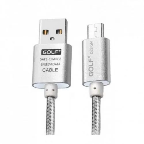 Mikro usb kabl silver 3m GOLF GC-10m