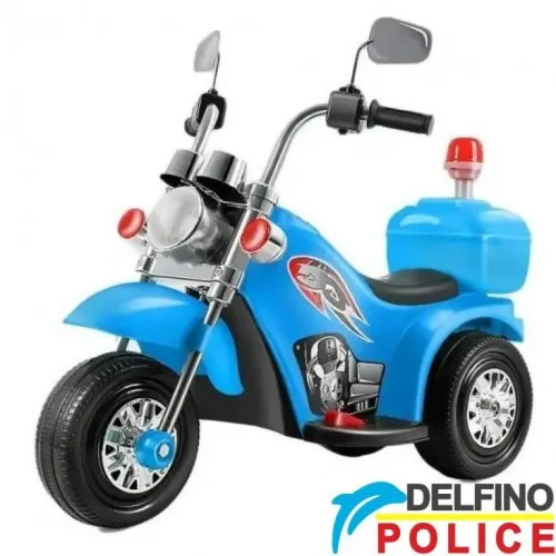 Motor na akumulator Delfino Police Plavi