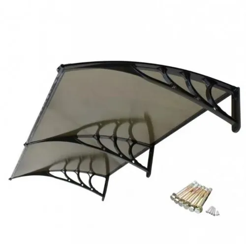 Nadstrešnica 200x100 Crna Bronza 5mm Leksan 1510