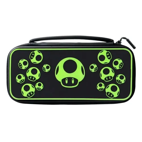 Nintendo Switch Travel Case Plus  1 Up Glow In The Dark