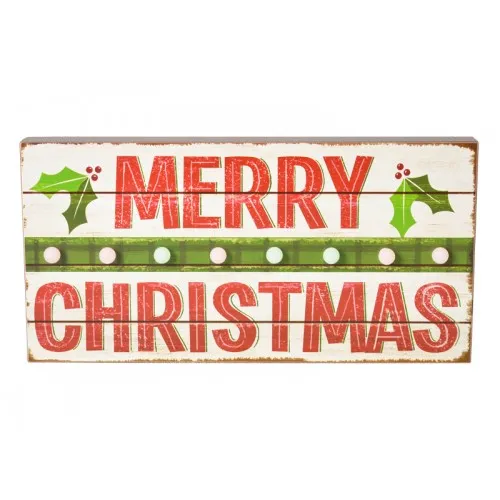 Novogodišnja dekoracija Merry Christmas tabla