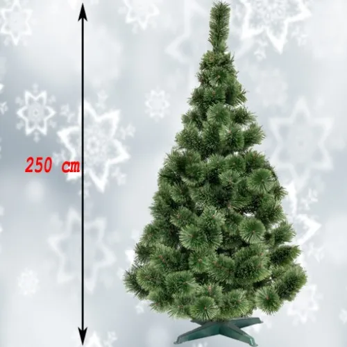 Novogodišnja jelka Bor sa podeljenim iglicama 250 cm