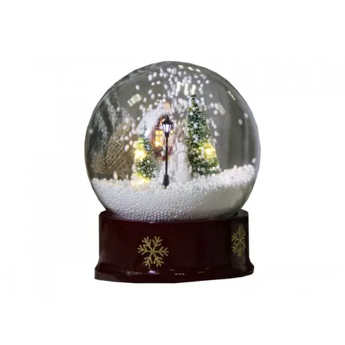 Novogodišnja LED snežna kugla 21 cm