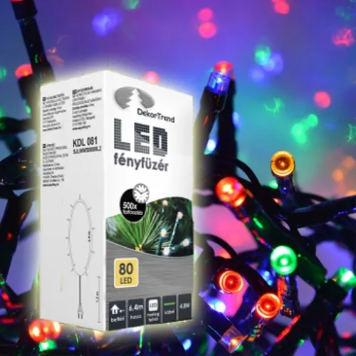 Novogodišnje multi LED lampice 80 sijalica
