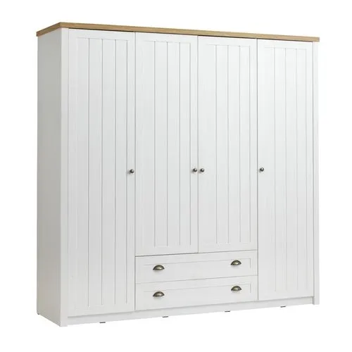 Ormar MOON 210x210 bela/hrast