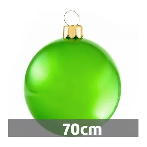 Ornamento Novogodišnja velika kugla 70cm - Zelena