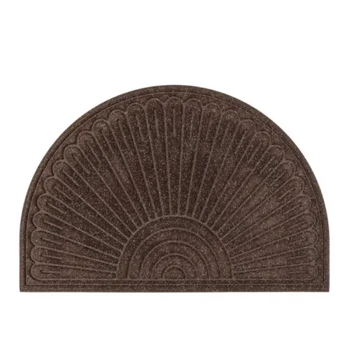 Otirač gumeni (braon) contours halfmoon starburst  multy home